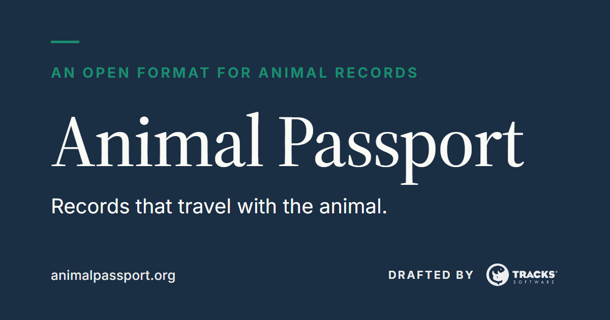 Animal Passport - an open format for animal records.